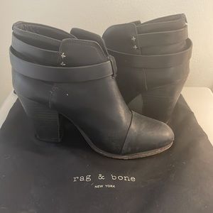 Rag & Bone Harrow booties, black size 38.5/US 8
